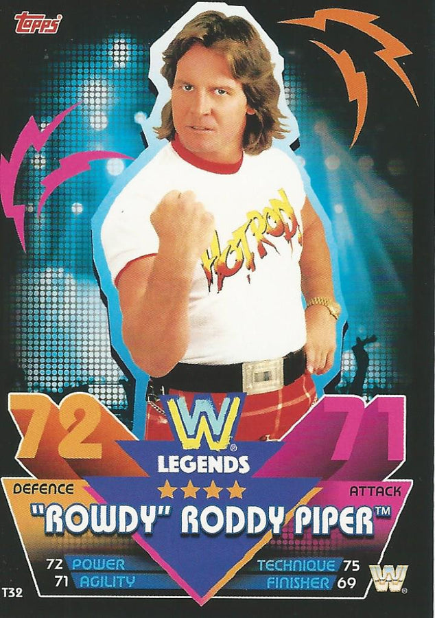 WWE Topps Slam Attax Reloaded 2020 Roddy Piper T32 trading card PW Catalog