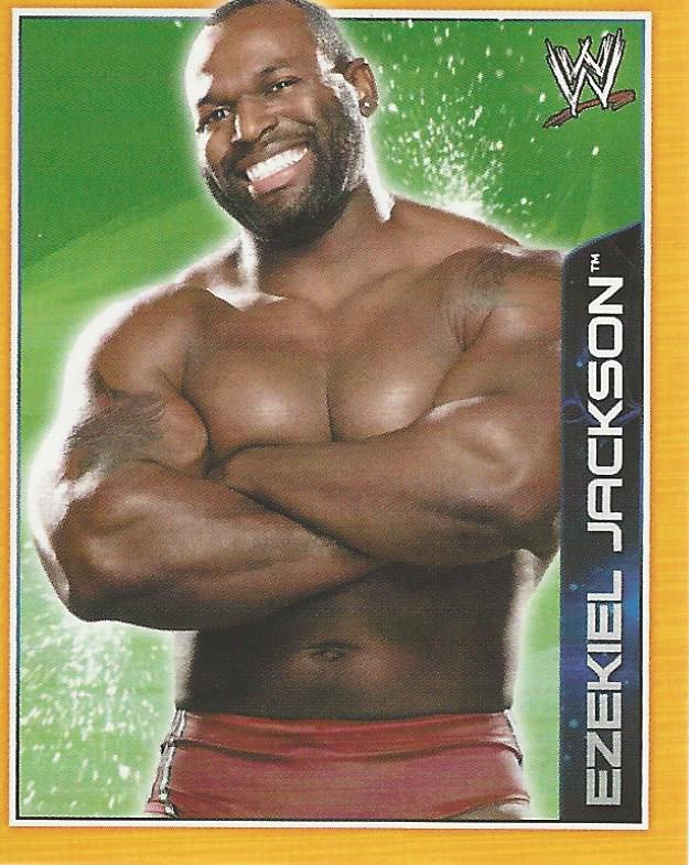 WWE Topps A-Z Sticker Collection 2014 Ezekiel Jackson #32