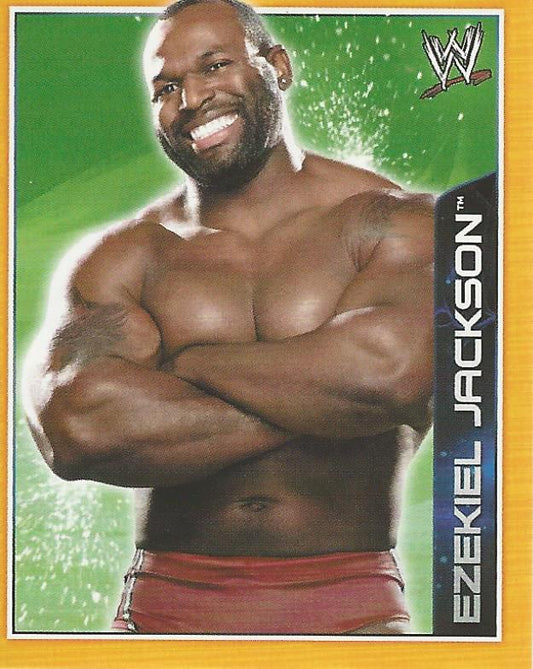 WWE Topps A-Z Sticker Collection 2014 Ezekiel Jackson #32