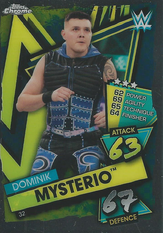 WWE Topps Slam Attax Chrome 2021 Dominik Mysterio #32