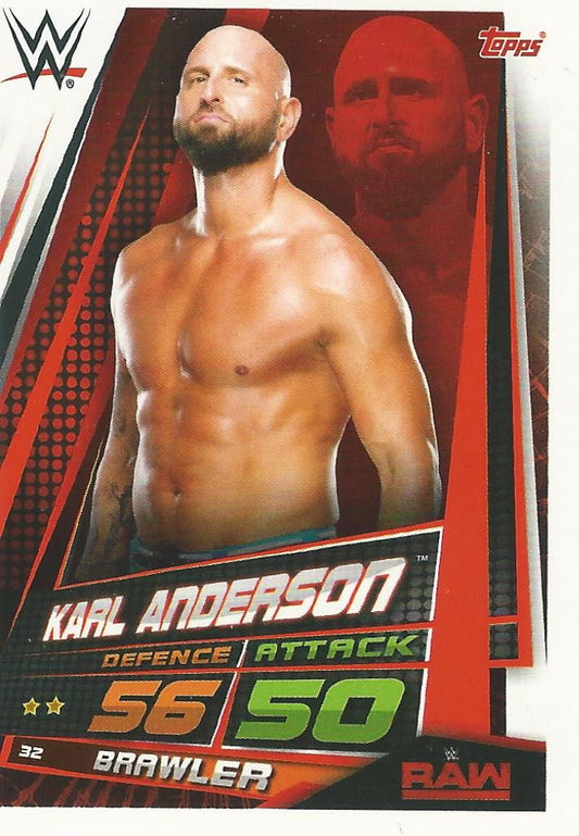 WWE Topps Slam Attax Universe 2019 Karl Anderson #32