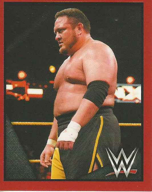 WWE Topps Then Now Forever 2016 Stickers Samoa Joe #32