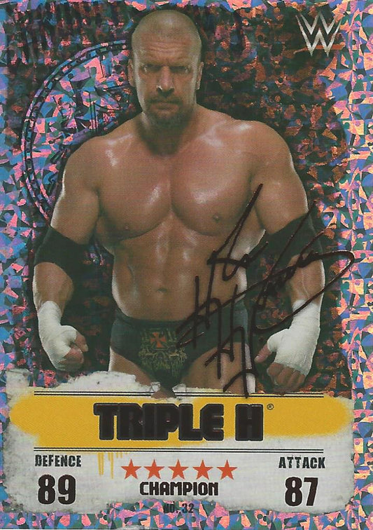 WWE Topps Slam Attax Takeover 2016 Triple H Red Champion #32