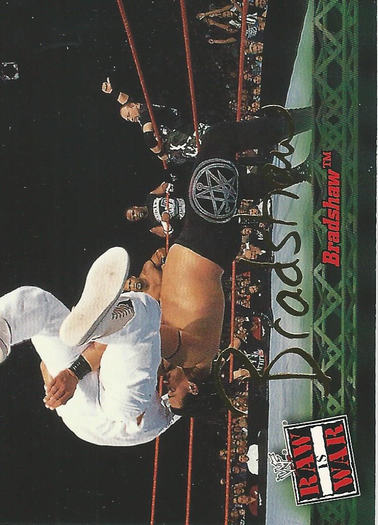 WWF Fleer Raw 2001 Bradshaw #32