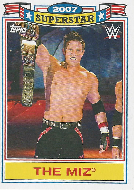 WWE Topps Heritage 2021 The Miz TM-4 trading card PW Catalog