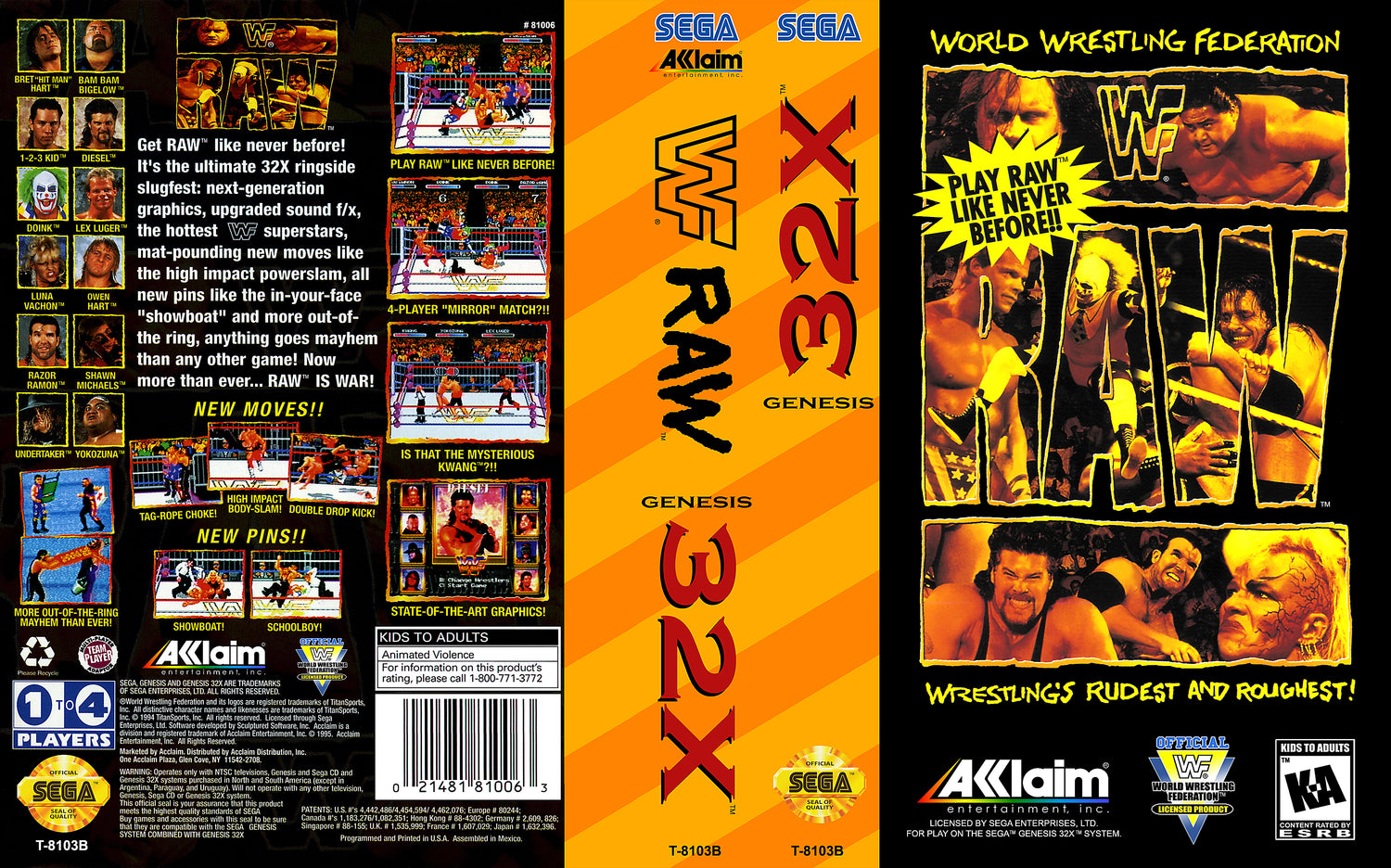 WWF Raw [Sega 32X] PWcatalog