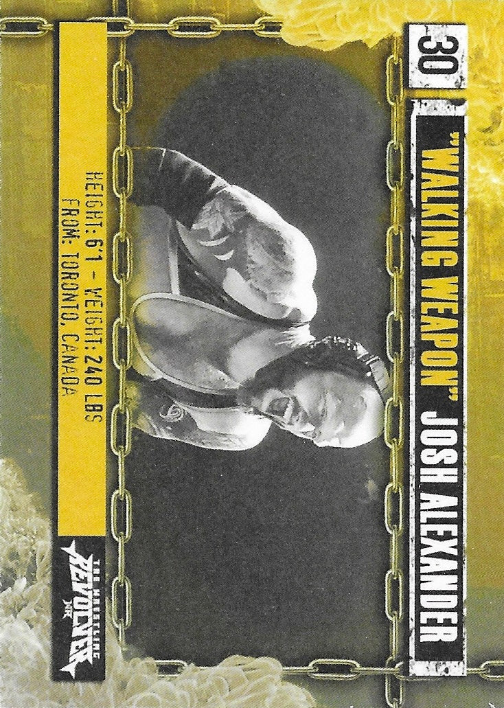 4 of 4 Rare Card – “Walking Weapon” Josh Alexander trading card PW Catalog