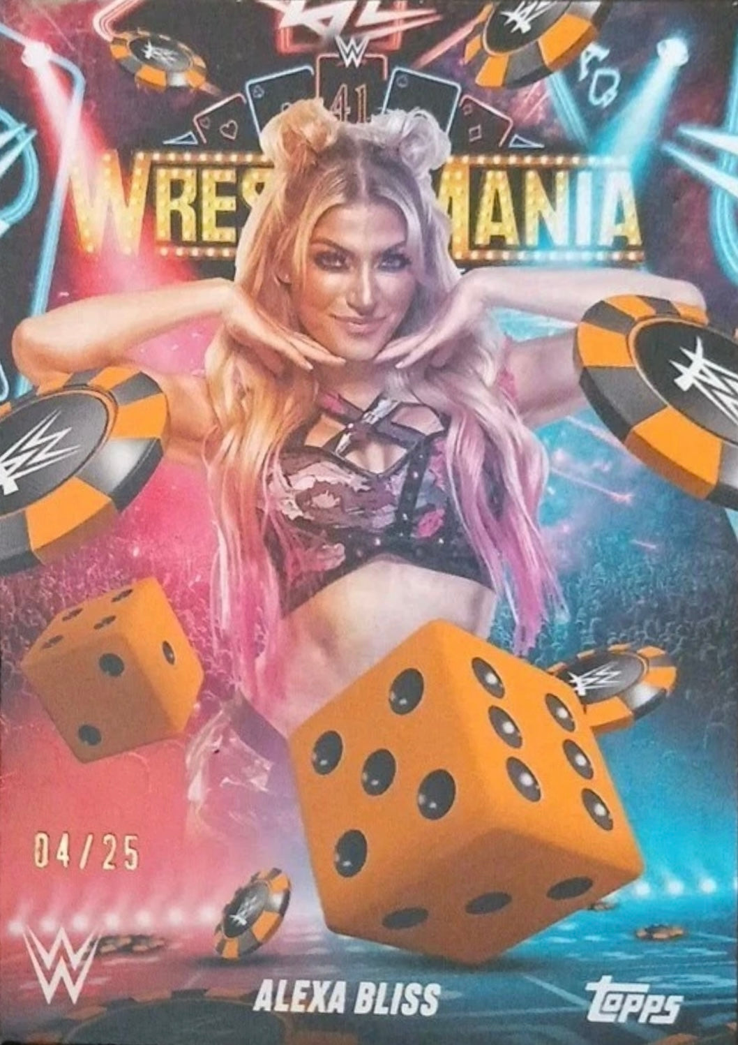 Alexa Bliss trading card PW Catalog