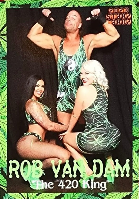 ROB VAN DAM “the 420 King” trading card PW Catalog