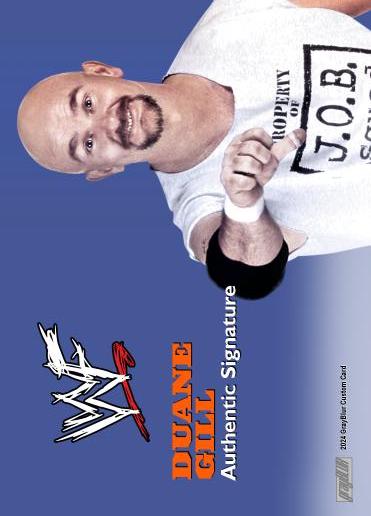 Duane Gill – WWF trading card PW Catalog