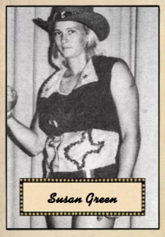 Susan Green trading card PW Catalog