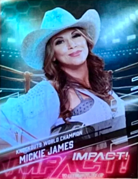 Mickie James – Knockouts World Champion trading card PW Catalog