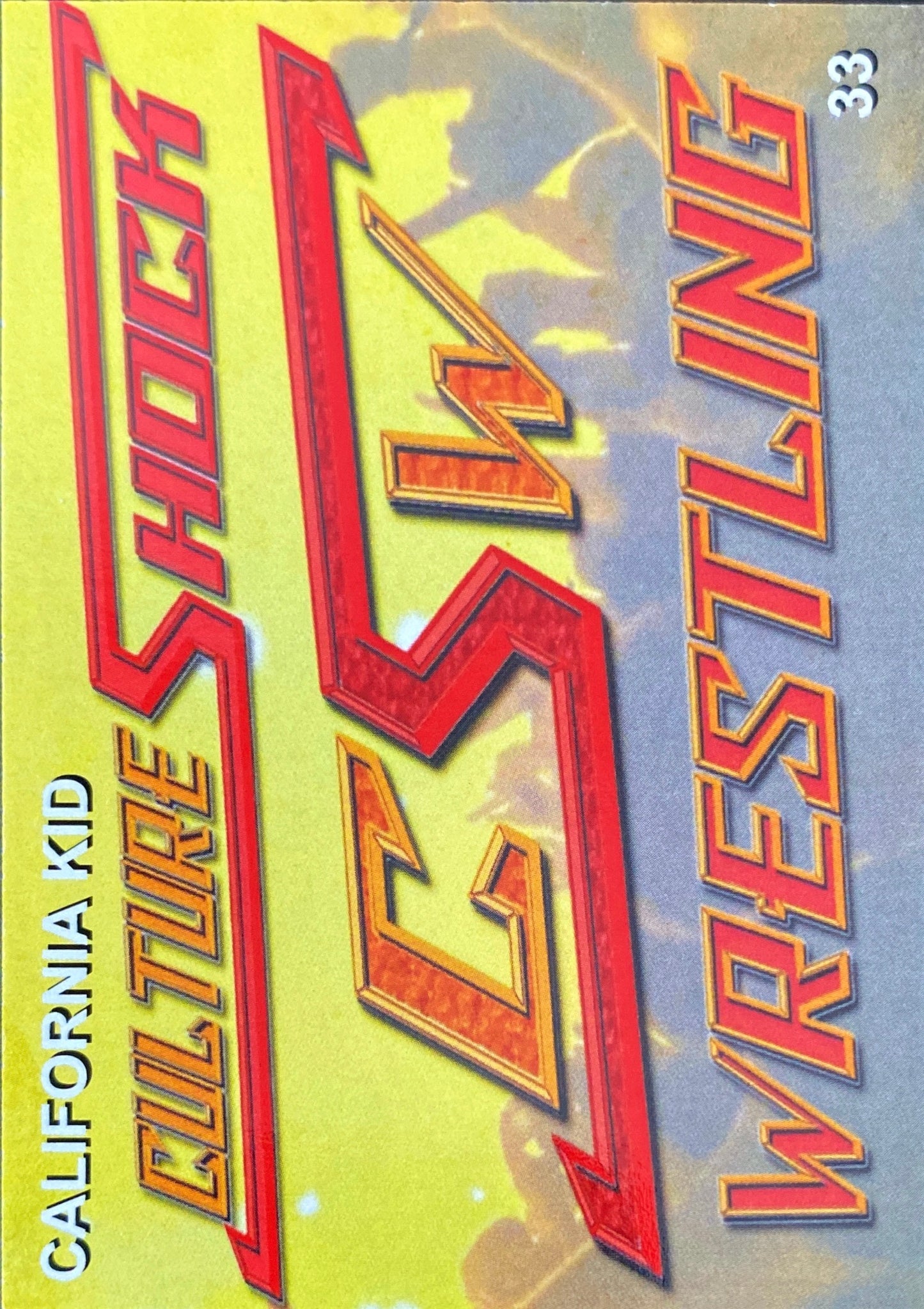 California Kid trading card PW Catalog