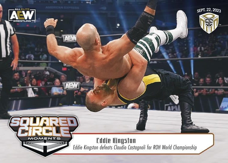 Squared Circle Moments – Eddie Kingston – Eddie Kingston Defeats Claudio Castagnoli for ROH World Championship