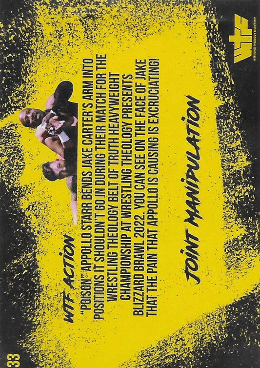 Joint Manipulation trading card PW Catalog