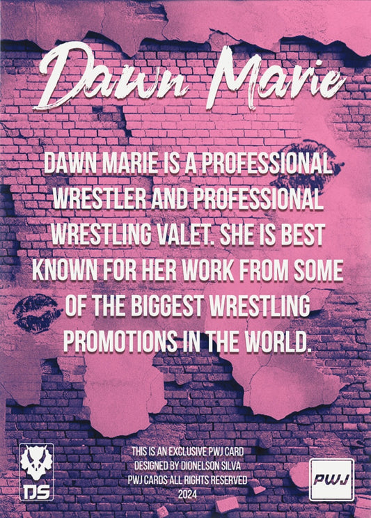 Dawn Marie trading card PW Catalog
