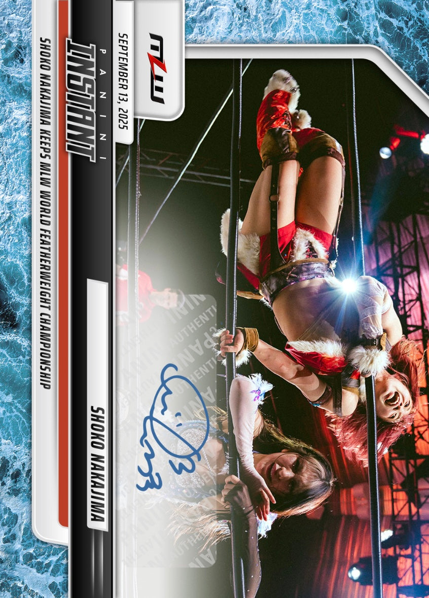 Shoko Nakajima – Shoko Nakajima Keeps MLW World Featherweight Championship trading card PW Catalog