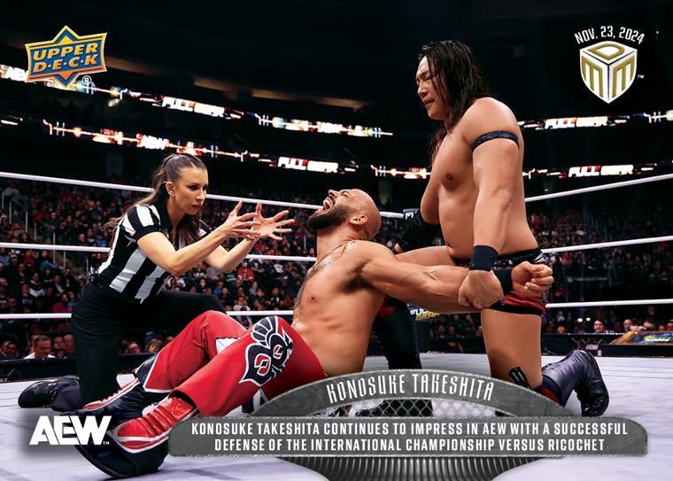 Konosuke Takeshita – Konosuke Takeshita Continues to Impress in AEW With a Successful Defense of the International Championship Versus Ricochet