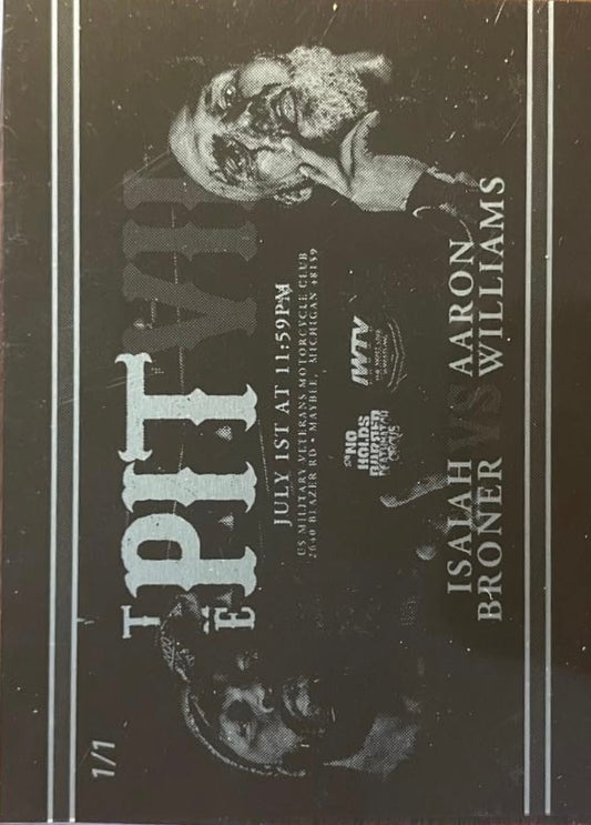 The Pit VII – Isaiah Broner vs Aaron Williams trading card PW Catalog