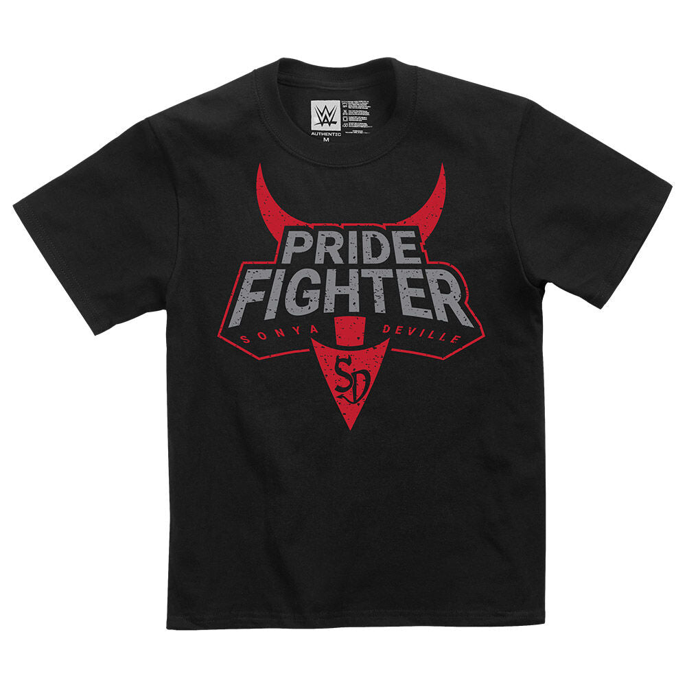 Sonya Deville "Pride Fighter" Youth Authentic T-Shirt 1