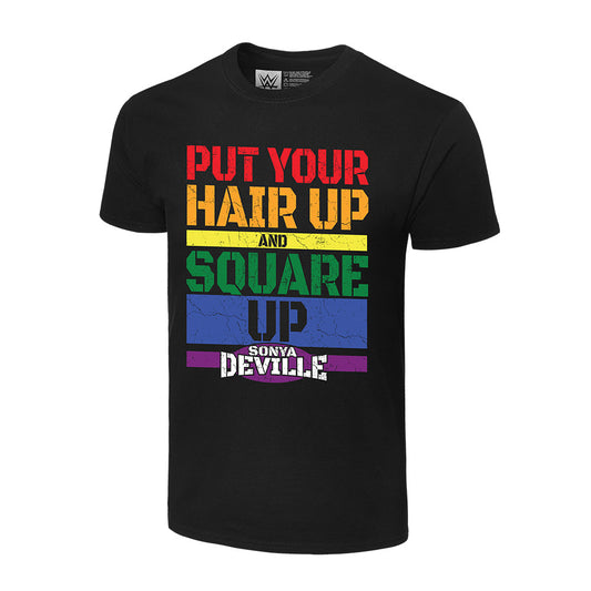 Sonya Deville "Square Up" Pride Collection T-Shirt T-Shirt PW Catalog