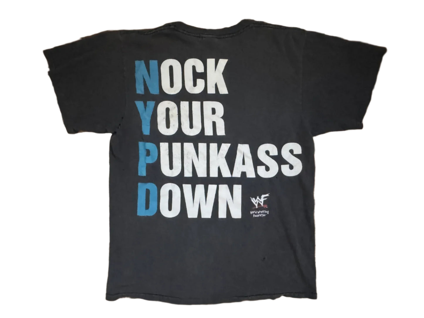 WWF “Stone Cold” Steve Austin NYPD T-shirt 1998 Pwcatalog