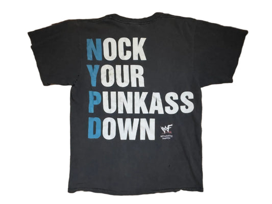 WWF “Stone Cold” Steve Austin NYPD T-shirt 1998 Pwcatalog
