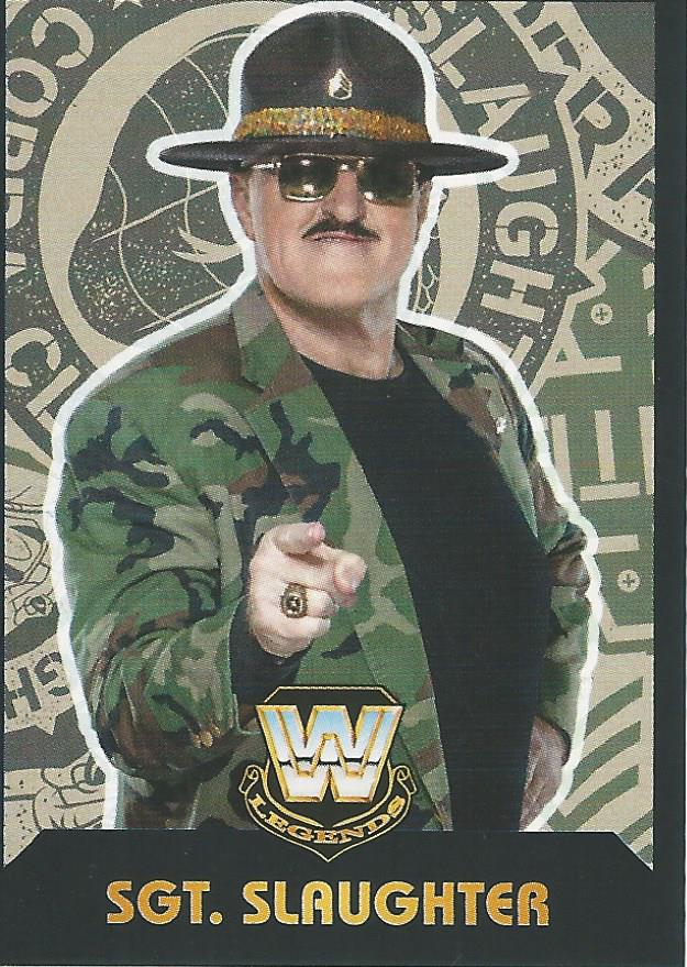 WWE Panini 2022 Sticker Collection Sgt Slaughter #330