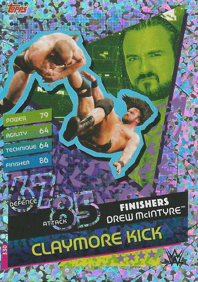 WWE Topps Slam Attax Reloaded 2020 Drew McIntyre #330