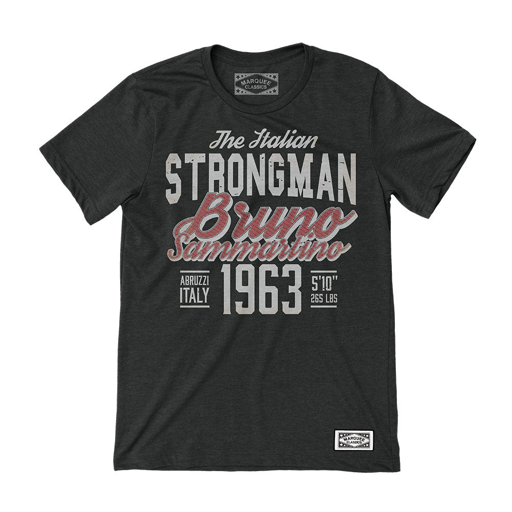 Bruno Sammartino "The Italian Strongman" Marquee Classic T-Shirt