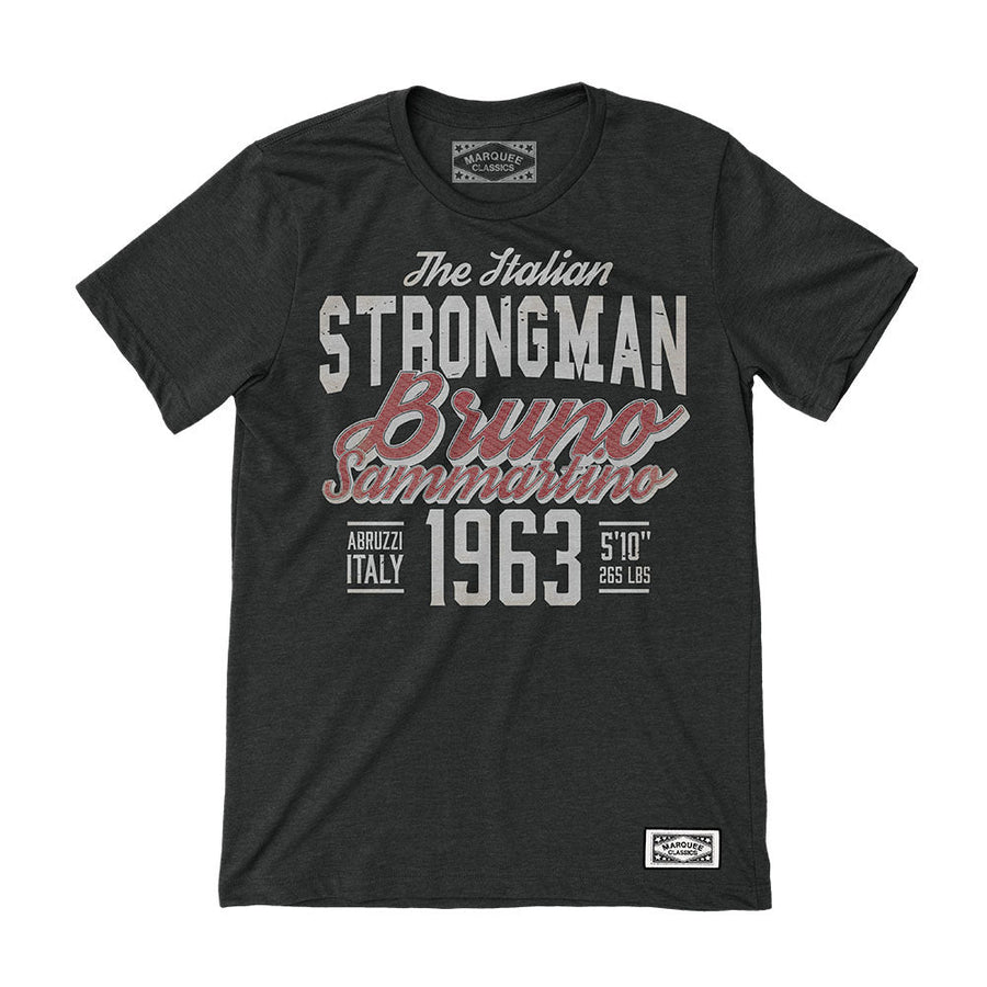 Bruno Sammartino "The Italian Strongman" Marquee Classic T-Shirt