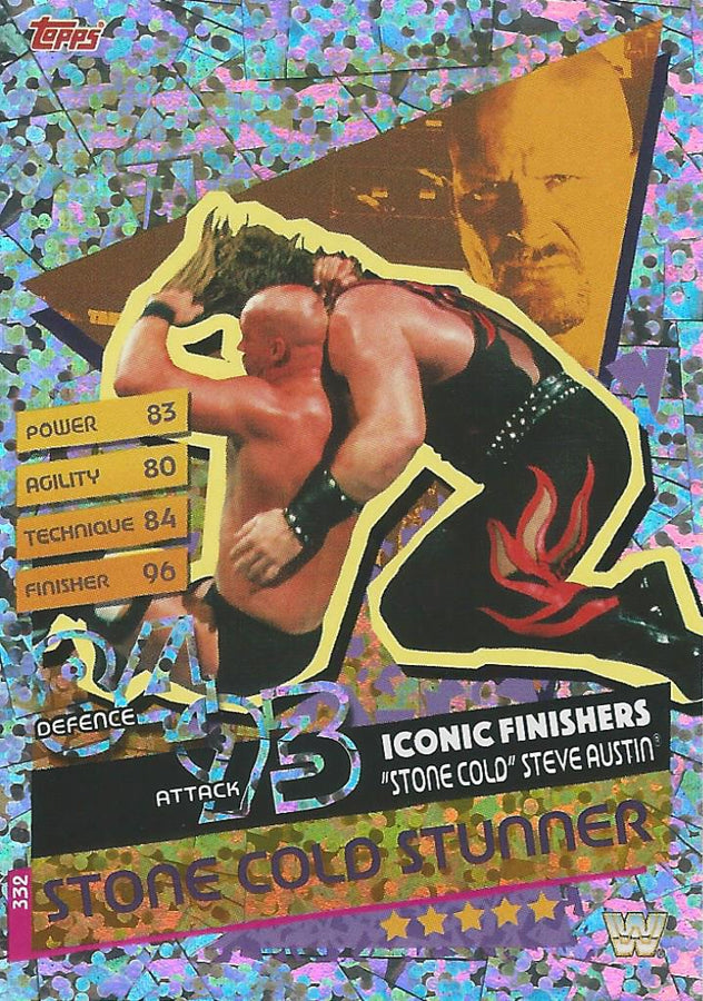 WWE Topps Slam Attax Reloaded 2020 Stone Cold Steve Austin #332