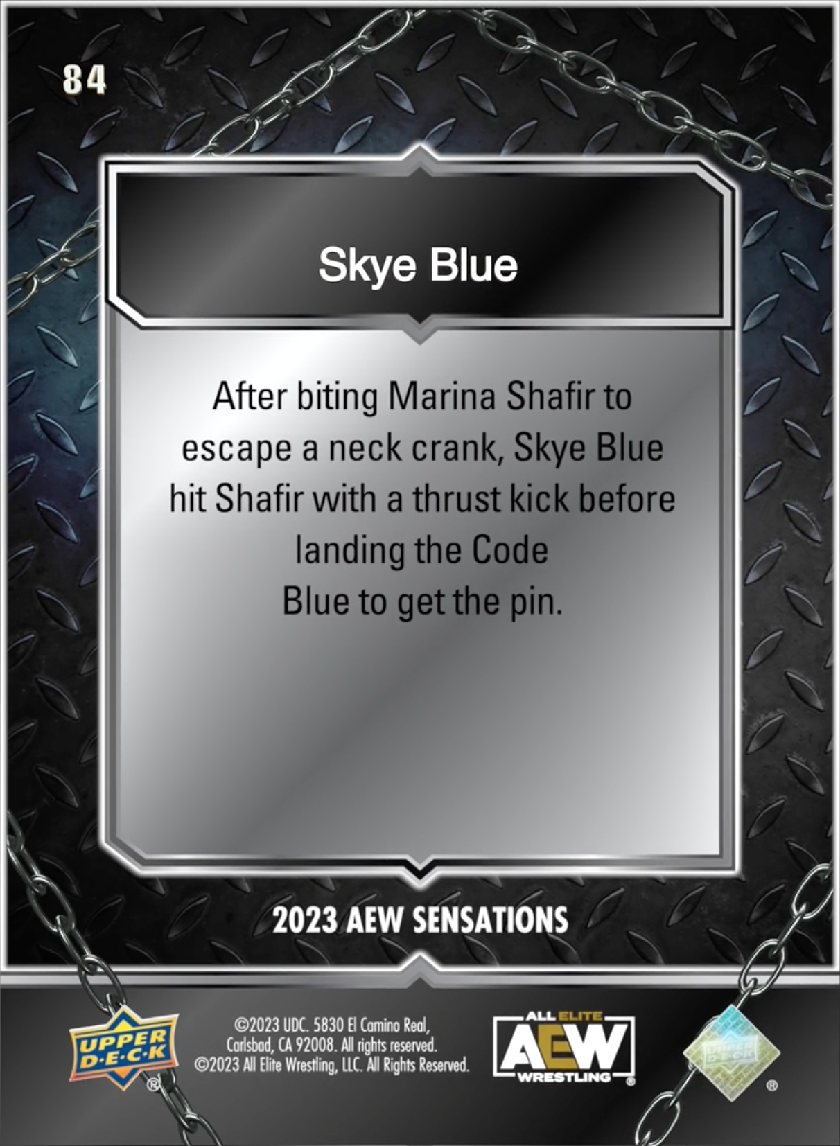 11/3/23 – Skye Blue – Skye Blue Defeats Marina Shafir