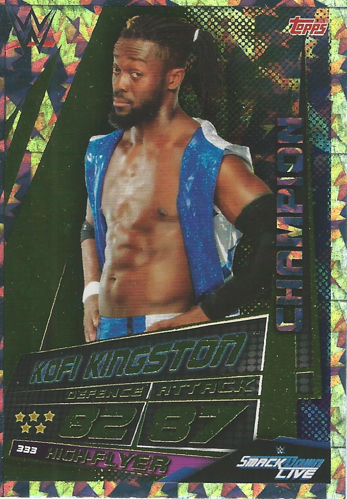 WWE Topps Slam Attax Universe 2019 Kofi Kingston #333