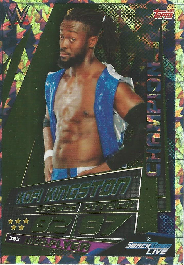 WWE Topps Slam Attax Universe 2019 Kofi Kingston #333