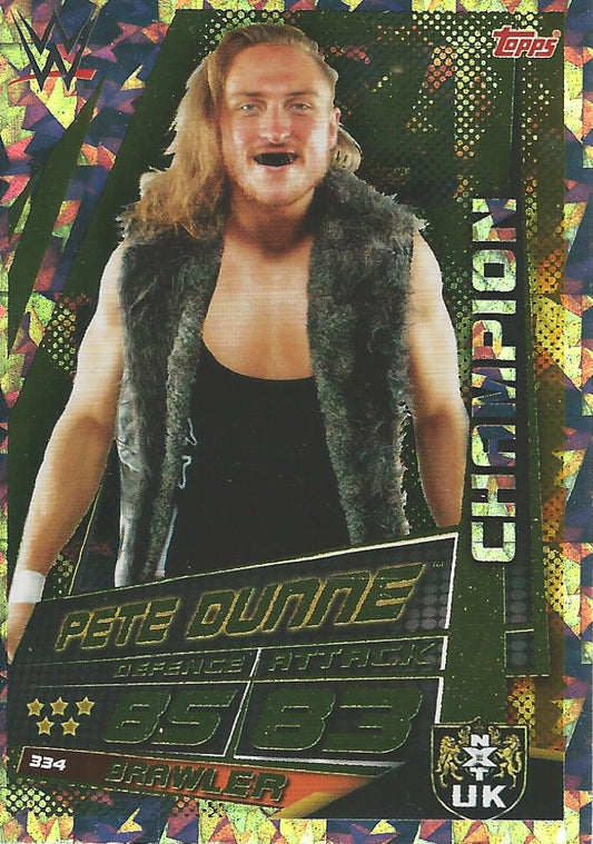 WWE Topps Slam Attax Universe 2019 Pete Dunne #334