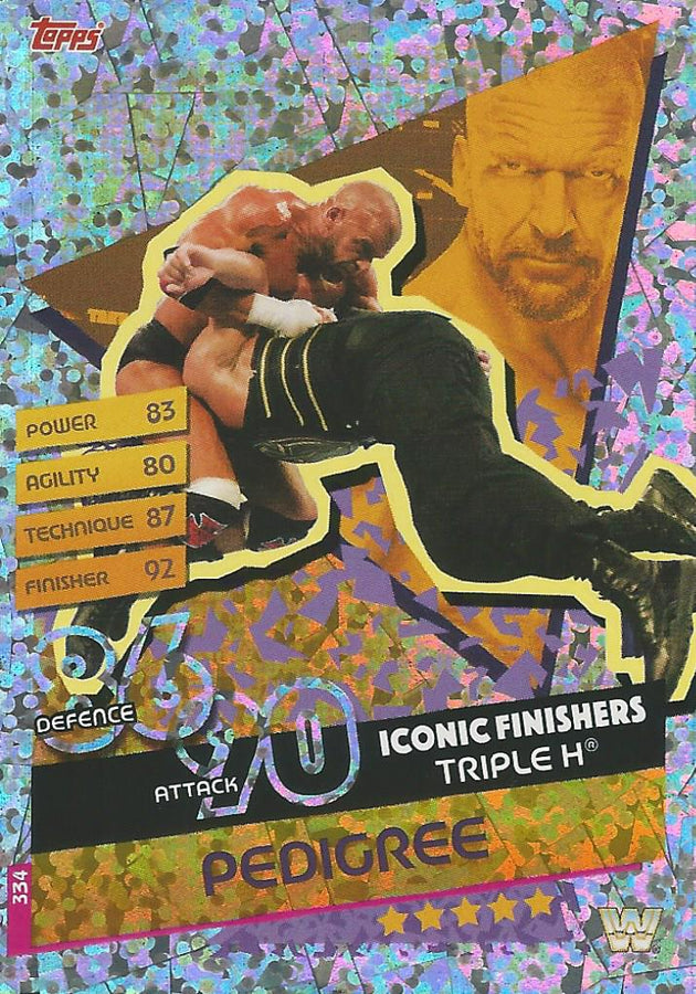 WWE Topps Slam Attax Reloaded 2020 Triple H #334