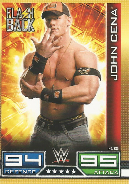 WWE Topps Slam Attax 10th Edition 2017 Flashback John Cena #335