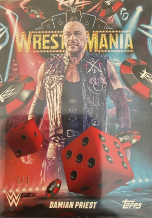 Damian Priest trading card PW Catalog