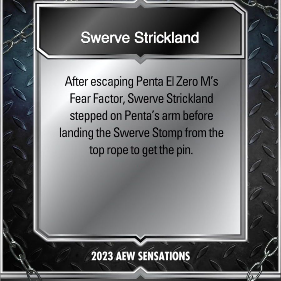 11/8/23 – Swerve Strickland – Swerve Strickland Defeats Penta el Zero M at Dynamite