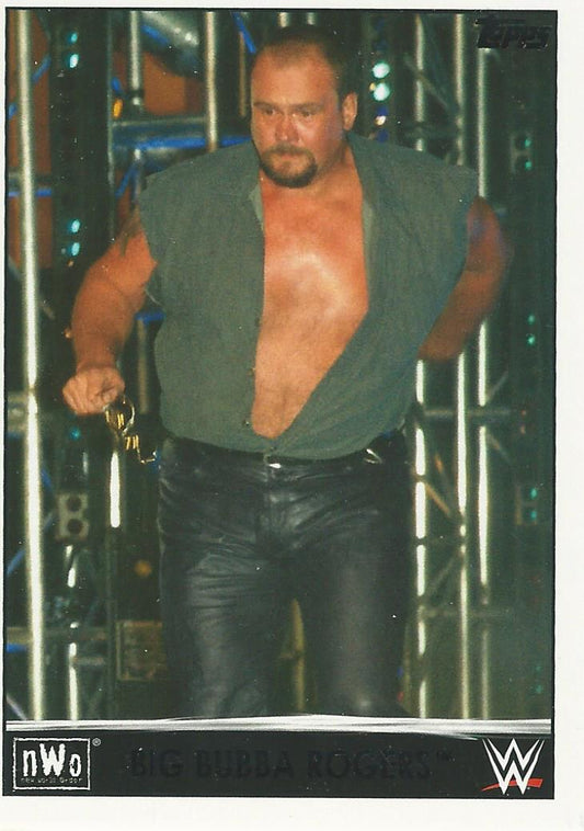WWE Topps Heritage 2015 Big Bubba Rogers 37 of 40 trading card PW Catalog