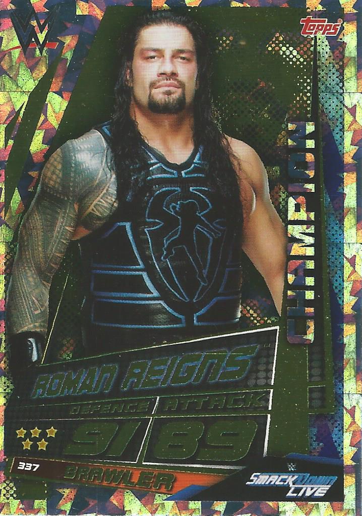 WWE Topps Slam Attax Universe 2019 Roman Reigns #337