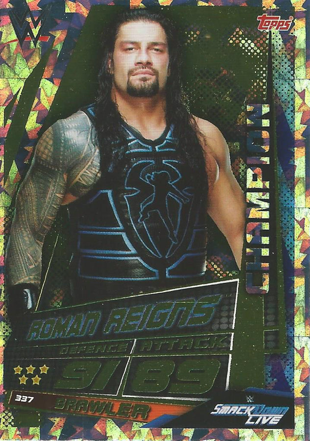 WWE Topps Slam Attax Universe 2019 Roman Reigns #337