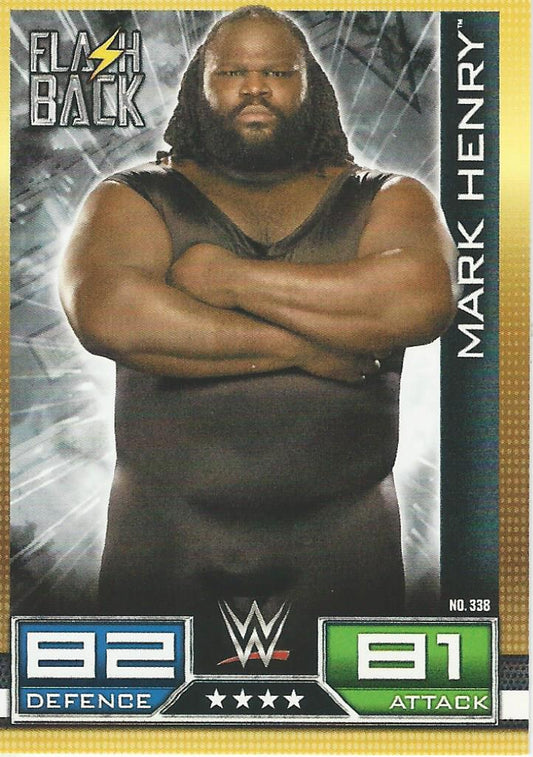 WWE Topps Slam Attax 10th Edition 2017 Flashback Mark Henry #338