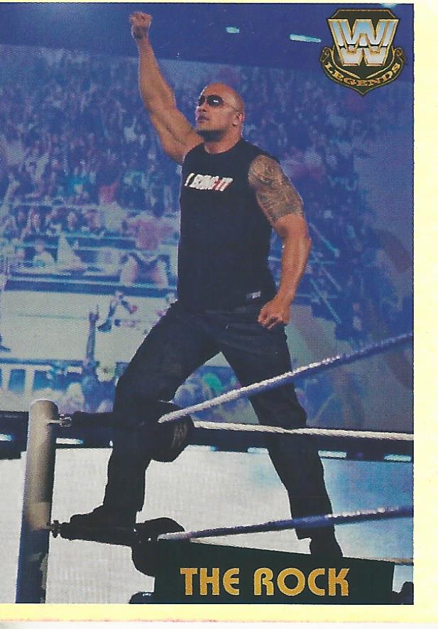 WWE Panini 2022 Sticker Collection The Rock Foil #338