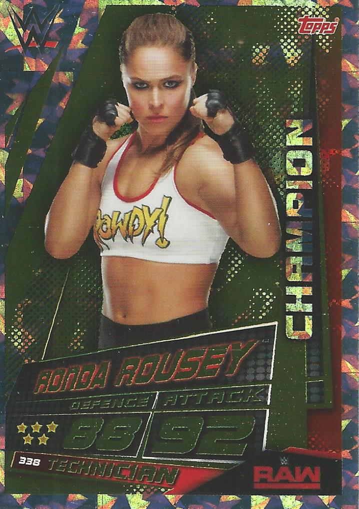 WWE Topps Slam Attax Universe 2019 Ronda Rousey #338