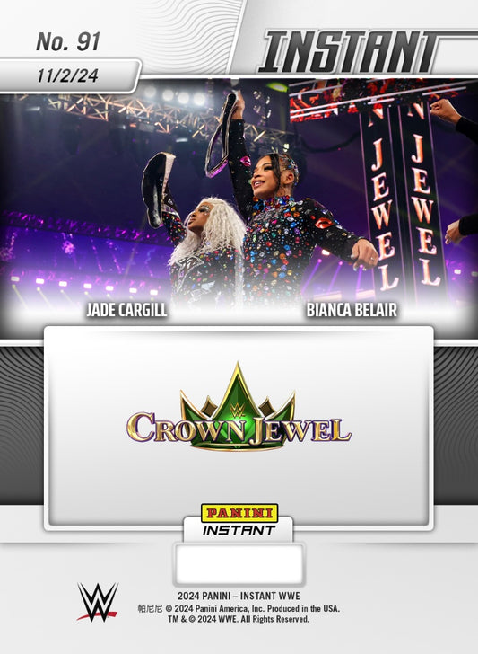 Jade Cargill – Bianca Belair – Jade Cargill and Bianca Belair Retain the Women’s TAG Team Championship trading card PW Catalog
