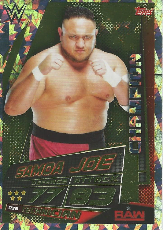 WWE Topps Slam Attax Universe 2019 Samoa Joe #339
