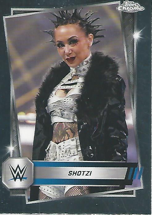 WWE Topps Chrome 2025 Trading Cards Shotzi No.33 PW Catalog