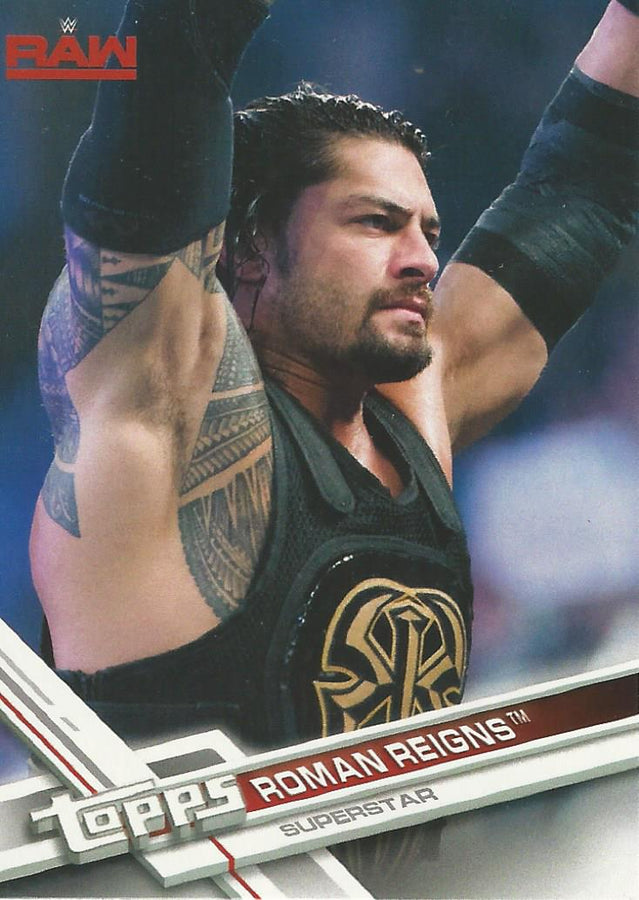 WWE Topps Then Now Forever 2017 Roman Reigns #133